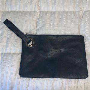 Navy Blue Wrist Clutch